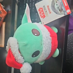 Mattel Star Wars Mandalorian Grogu *NEW* Plush Christmas Themed Toy (5 Inches)